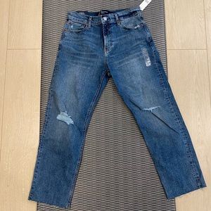 GAP High Rise Straight Leg Denim